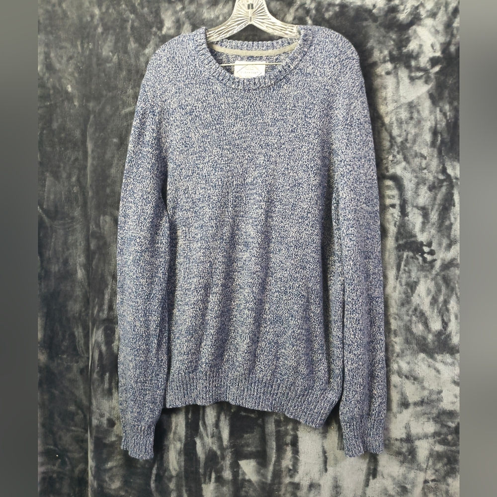 St. John's Bay Men's Heathered Blue Crewneck Sweater XL